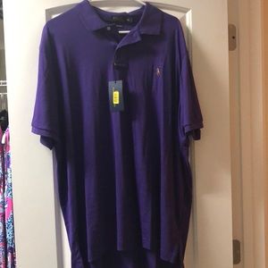 Purple Polo Ralph Lauren Pima Soft Touch
